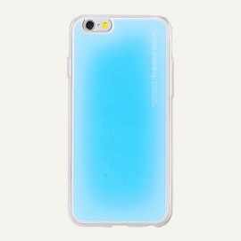 Obal / kryt na iPhone 6 / 6S Aroma Pooding (Modrý)