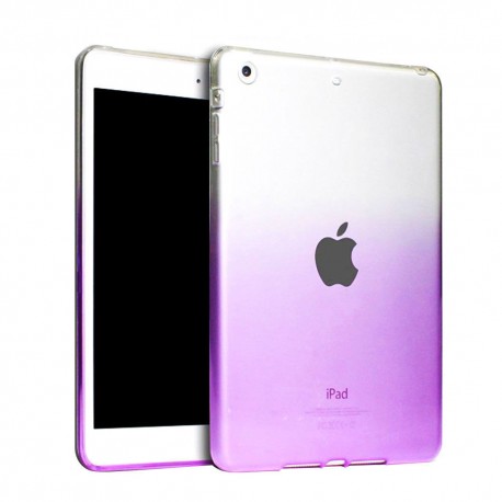 Obal / kryt na iPad 2/3/4 - gumový / silikonový  fialový